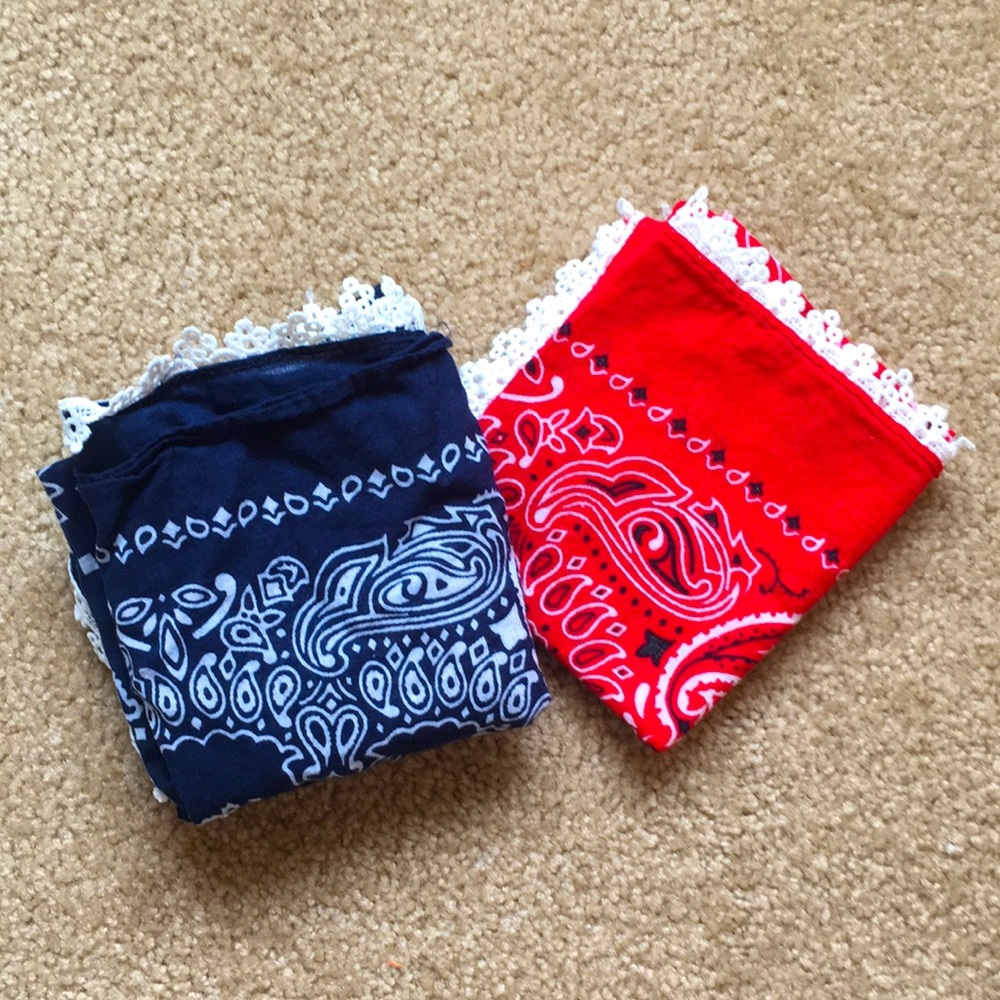 Red and blue bandana
